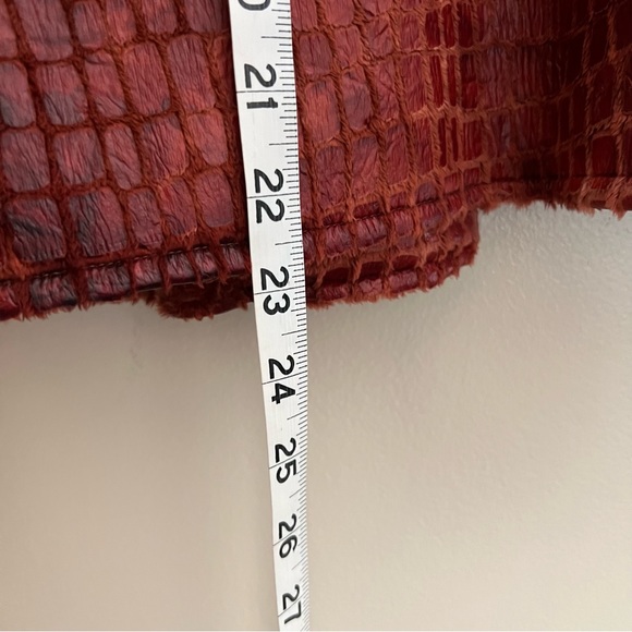 Painted Pony Womens open Blazer BurntOrange Jacket Giraffe Print Sz
XL USA Made - Picture 14 of 14